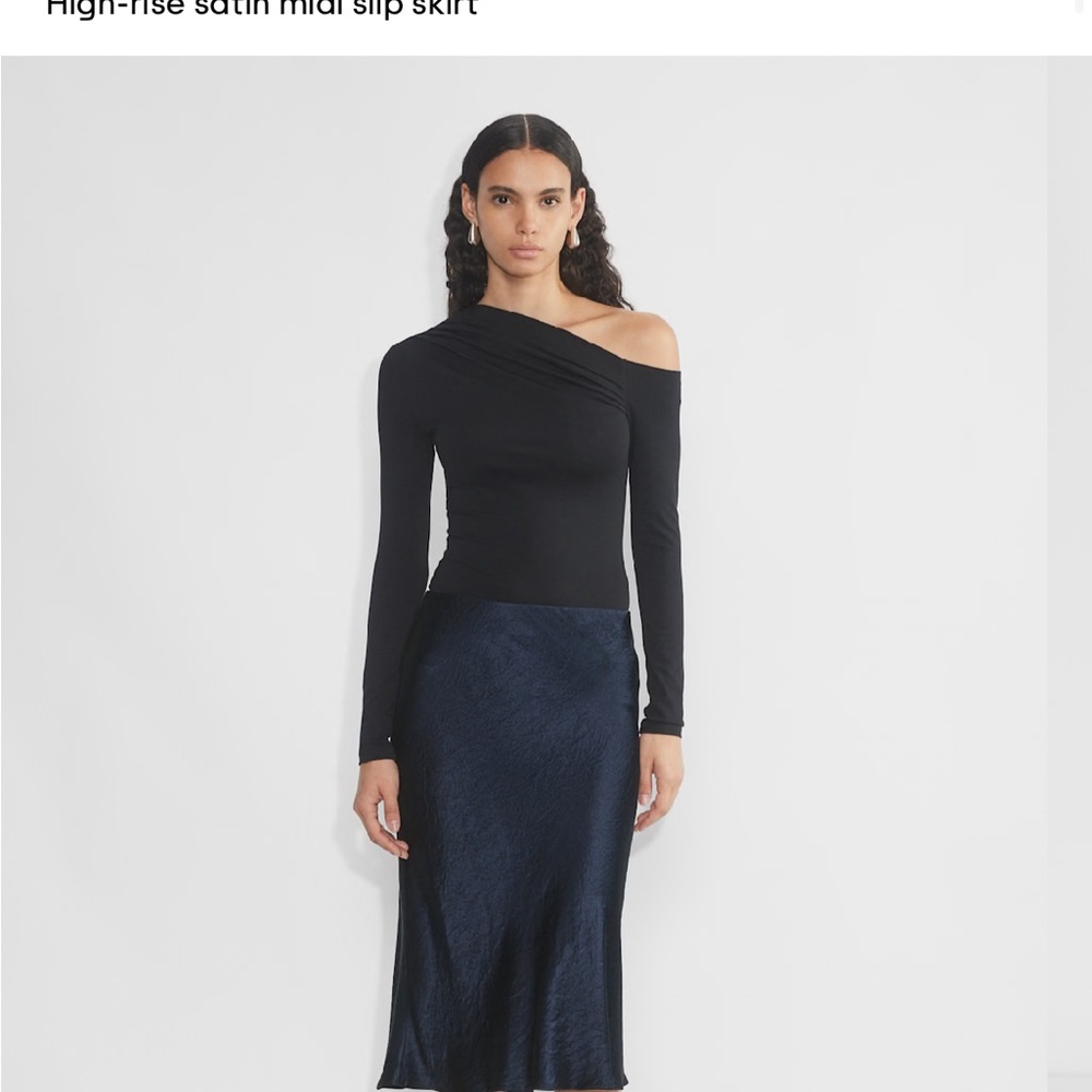 Babaton Blue Midi Skirt Cocktail